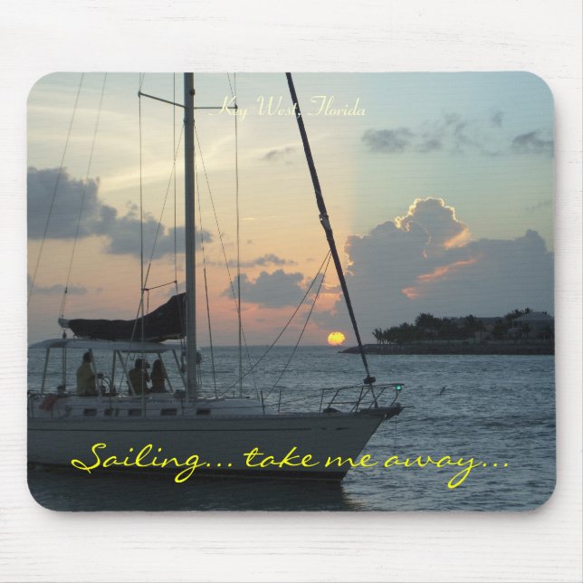 Key West sailing mousepad (Front)