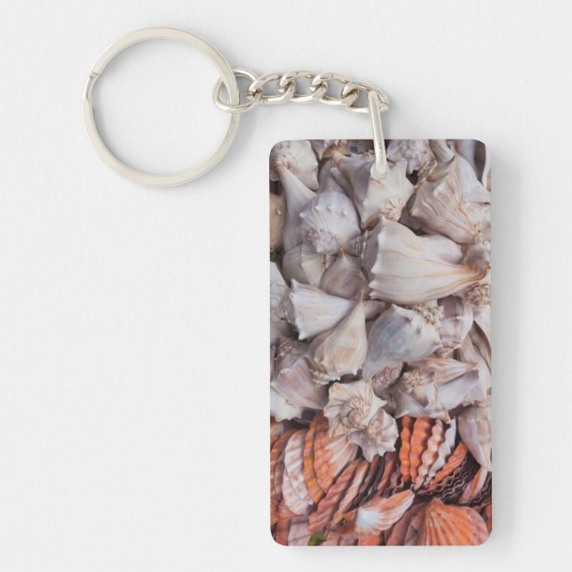 Key West, seashells Keychain (Front)