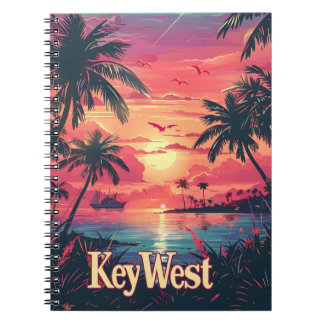 Key West Serenity: Tropical Sunset Notebook