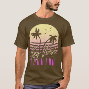 Key West South Florida Vintage Tropical Sunset Pal T-Shirt