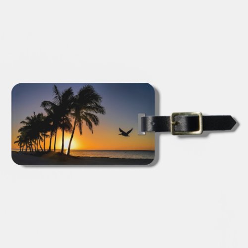 Key West Sunrise Luggage Tag