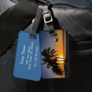 Key West Sunrise Luggage Tag