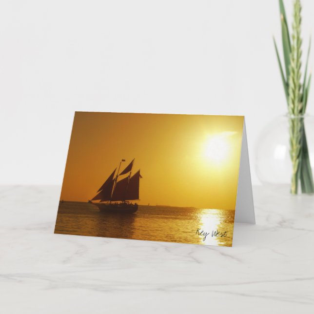 Key West Sunset Card (Front)