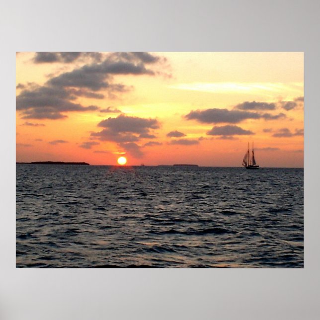 Key West sunset - Florida Poster (Front)