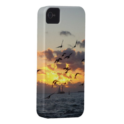 Key West Sunset I Phone Case (Back/Right)