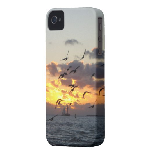 Key West Sunset I Phone Case (Back Left)