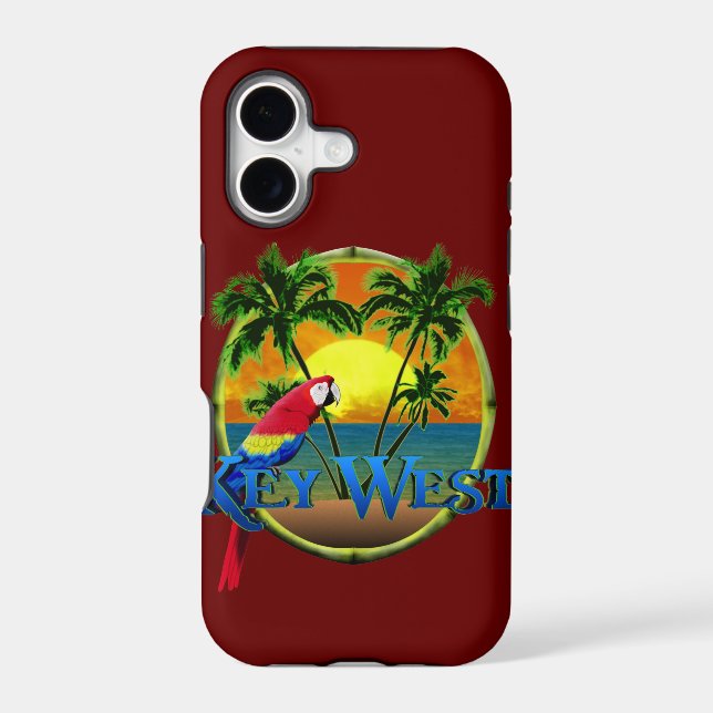 Key West Sunset Iphone Case (Back)