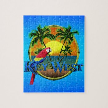 Key West Sunset Jigsaw Puzzle by BailOutIsland at Zazzle