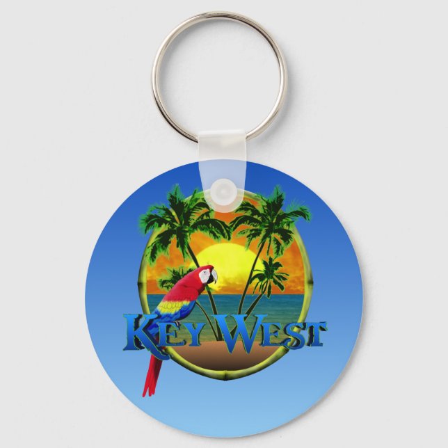 Key West Sunset Keychain (Front)