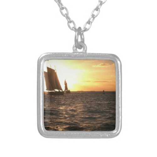 Key West Sunset Photo necklace