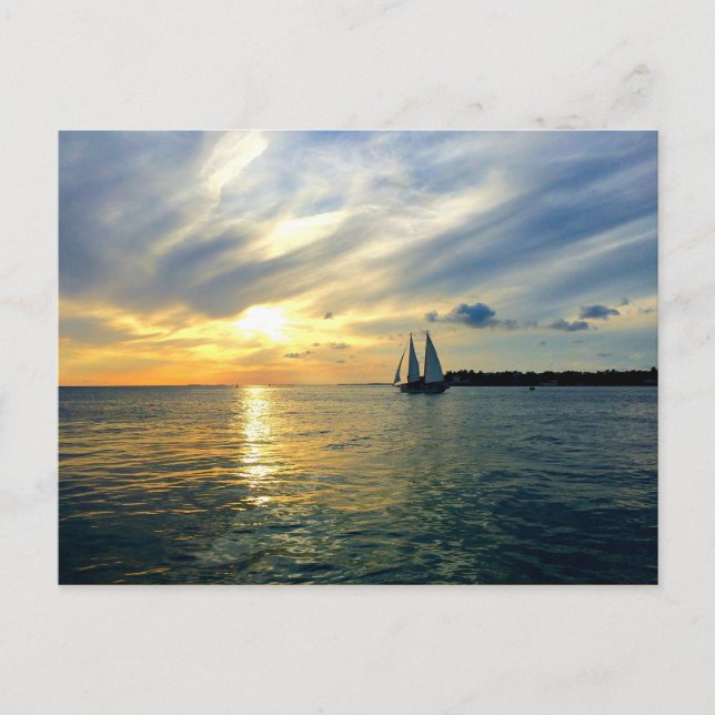 Key West Sunset Postcard (Front)
