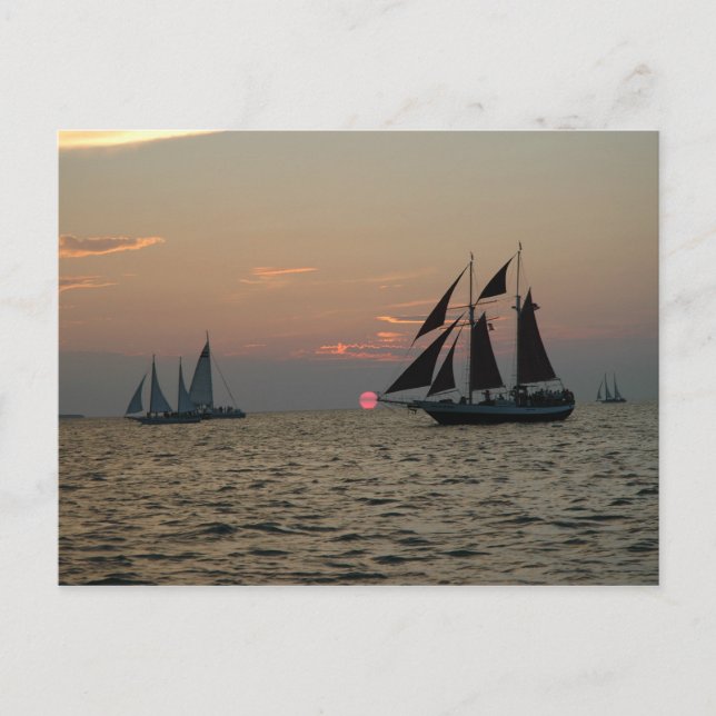 Key West Sunset Postcard (Front)
