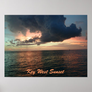 Key West Sunset Poster