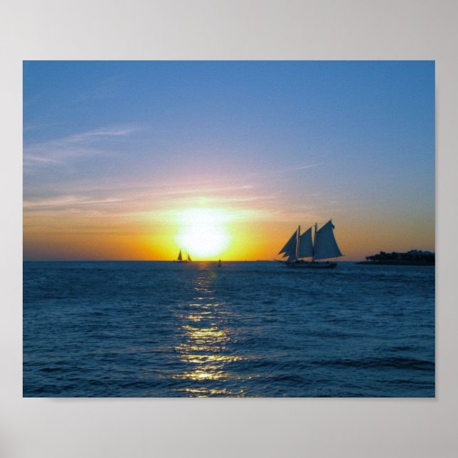 Key West sunset Poster (Front)