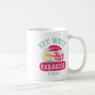 Key West Sunset Vintage Florida Beach Novelty Art Coffee Mug