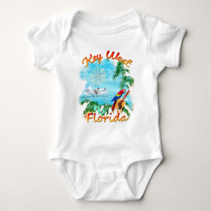 Key West Tropical Rock Baby Bodysuit