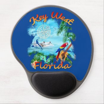 Key West Tropical Rock Gel Mouse Pad by BailOutIsland at Zazzle