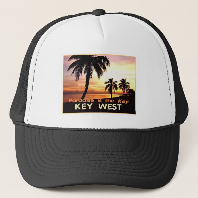 KEY WEST TRUCKER HAT (Front)