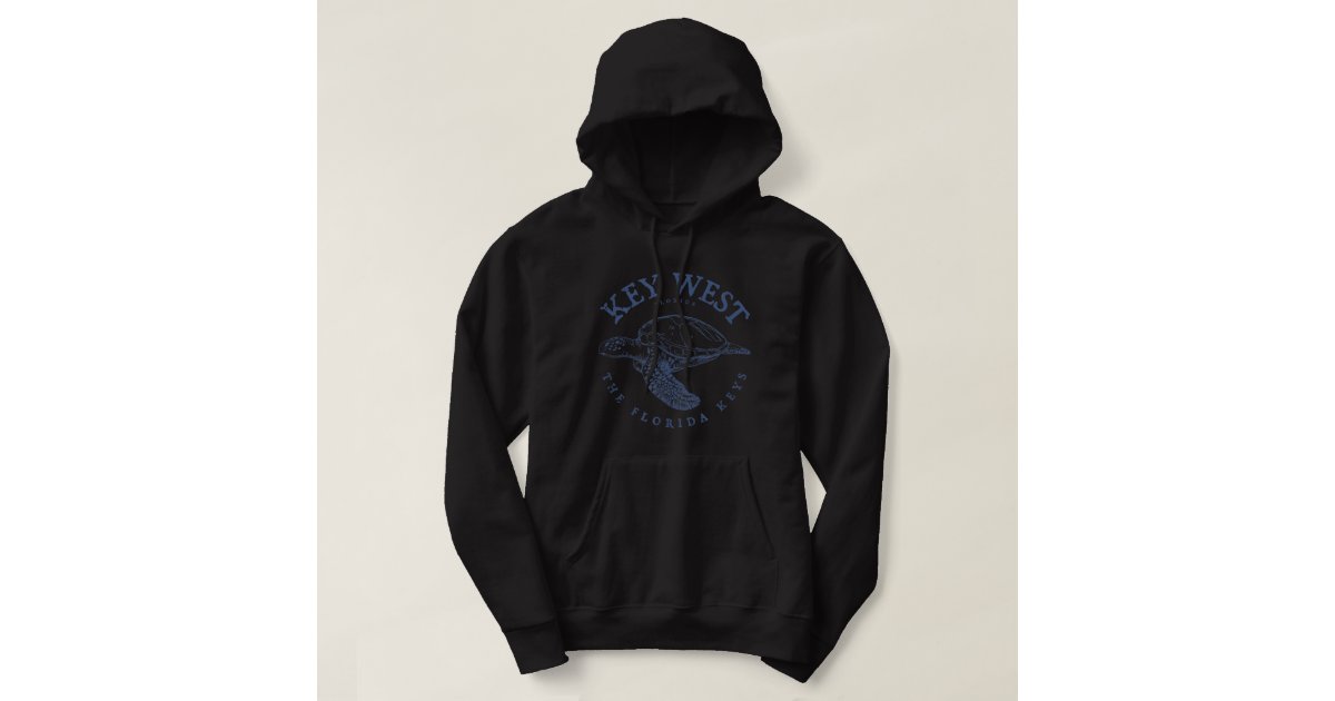 Key West Turtle Florida Keys Scuba Fishing Diving Hoodie Zazzle