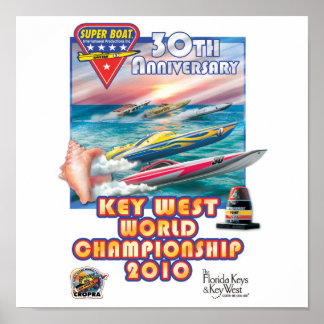 key west world championship poster. poster