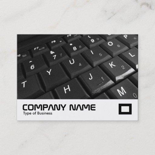 Customizable Keyboard 02 business card