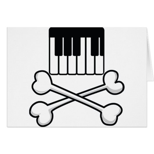 Keyboard and Crossbones Cards (Front Horizontal)