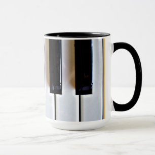 Keyboard - Black and White Mug