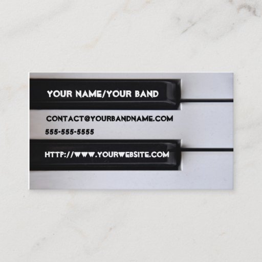 Customizable Keyboard Business Card