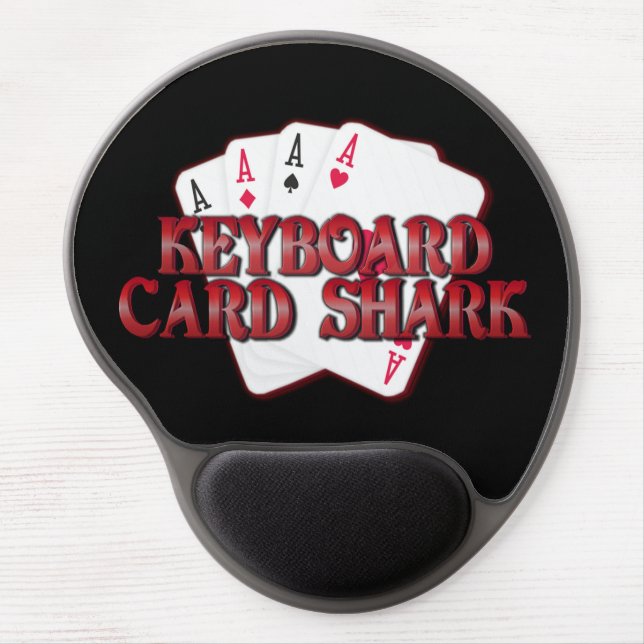 Keyboard Card Shark Mouse Pad (Front)