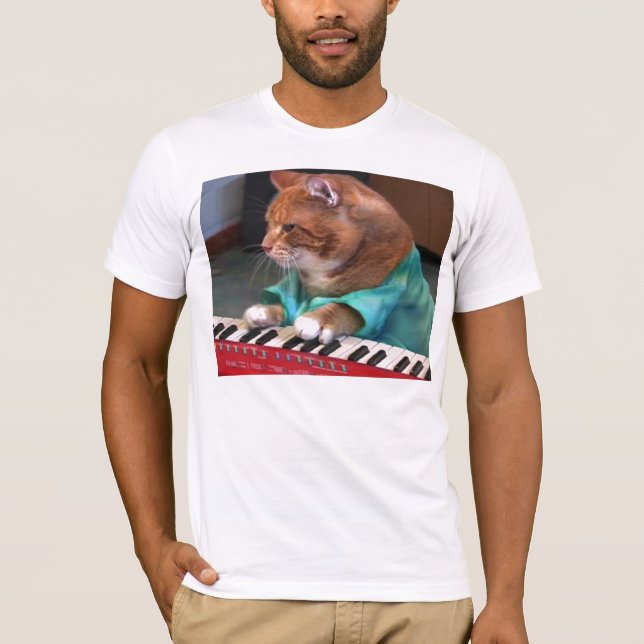 Keyboard Cat Bento Shirt! T-Shirt (Front)