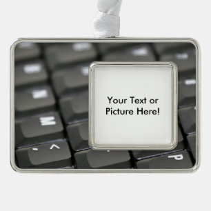 Keyboard Christmas Ornament