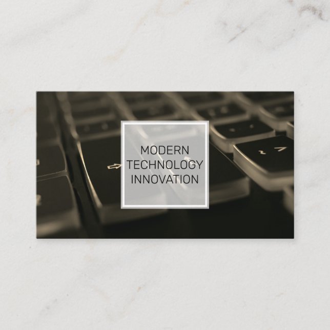 Keyboard | Coder | Programmer Business Card (Front)