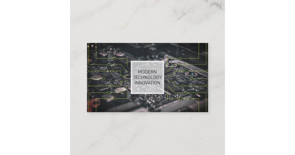 Keyboard | Coder | Programmer | Circuit Board Business Card | Zazzle