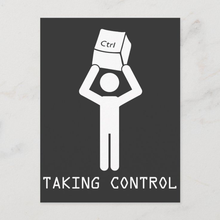 Keyboard Control Programmer Computer Science Nerd Postcard | Zazzle