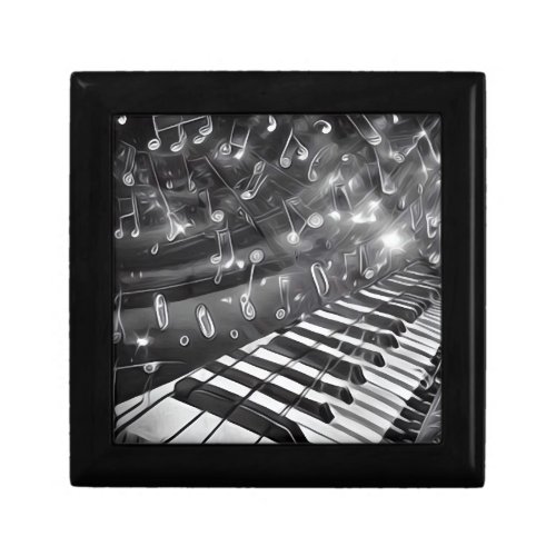 Keyboard  Glowing Music Notes Gift Box