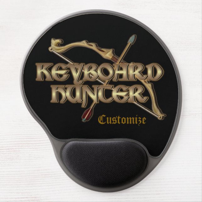 Keyboard Hunter MMORPG Gel Mouse Pad (Front)