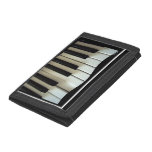 Keyboard Keyboards Piano Instrument Music Tri-fold Wallet