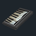 Keyboard Keyboards Piano Instrument Music Tri-fold Wallet<br><div class="desc">photography art by kaps images</div>