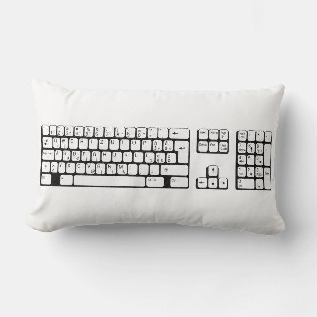 Keyboard Lumbar Pillow (Front)