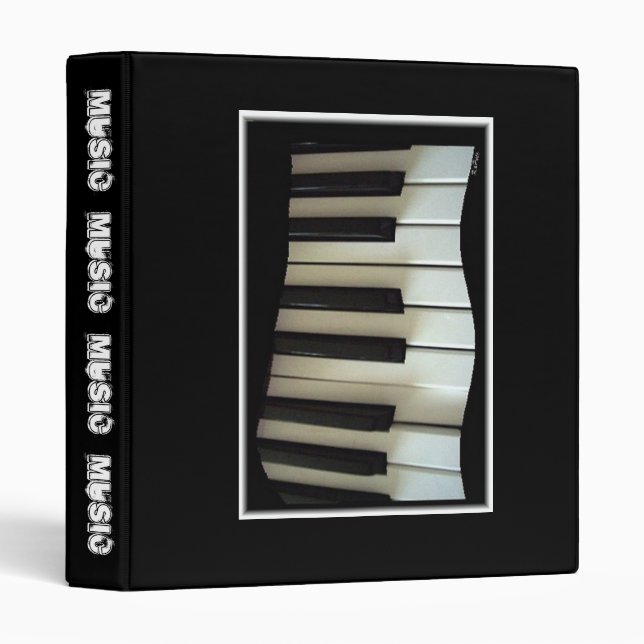 Keyboard Music Binder (Front/Spine)