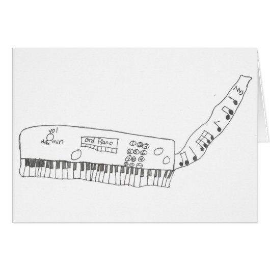 keyboard & music cards (Front Horizontal)