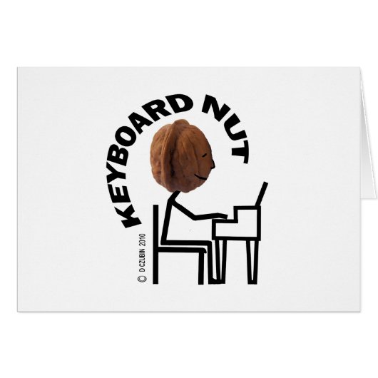 Keyboard Nut Cards (Front Horizontal)