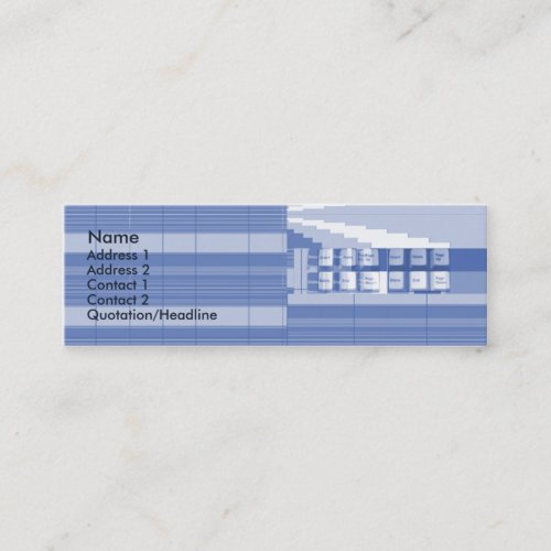 Keyboard Part - Skinny Business Cards