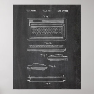 Keyboard Patent Poster