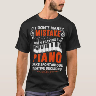 Keyboard Pianist Gifts Music Musician Piano Gift T-Shirt