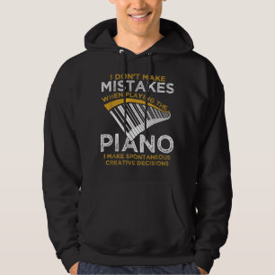 Keyboard Pianist Gifts Music Musician Piano Hoodie