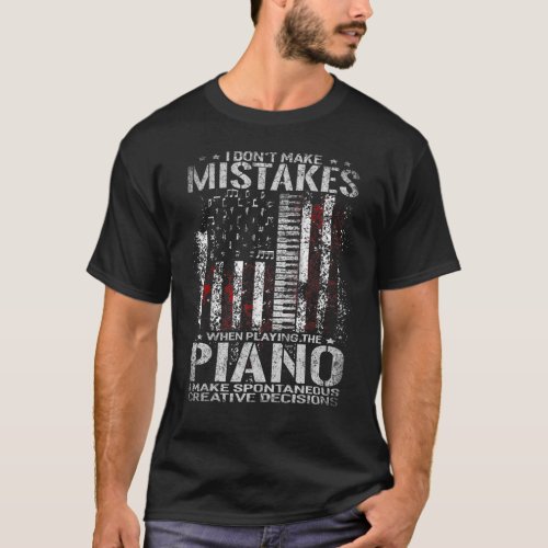 Keyboard Pianist Music Musician Piano T_Shirt