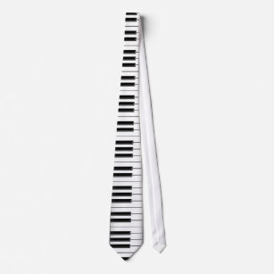 Keyboard / Piano Keys: Custom Necktie: Tie