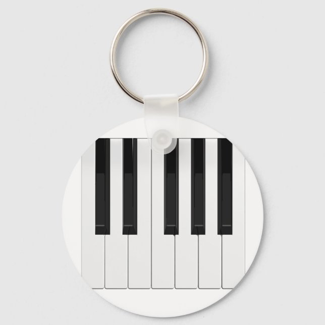 Keyboard / Piano Keys: Keychain (Front)