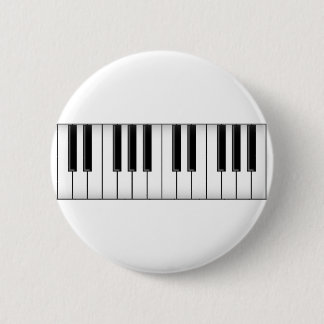 Keyboard / Piano Keys: Pinback Button